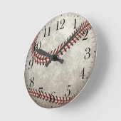 野球の試合のアメリカのを過ぎ時間のスポーツ ラウンド壁時計 (傾斜)