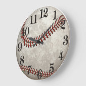 野球の試合のアメリカのを過ぎ時間のスポーツ ラージ壁時計 (傾斜)
