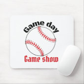 野球の試合の日の試合のショー マウスパッド (マウス)