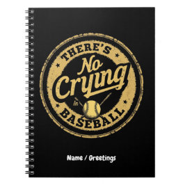 野球の試合の日は泣き叫びおもしろいがない ノートブック