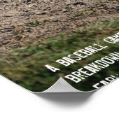 野球の試合は… ポスター (角)