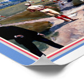 野球の試合1800年代のルイスパン&コーアートコピー ポスター (角)