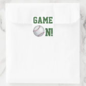 野球の試合 スクエアシール (バッグ)