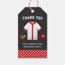 野球の誕生日パーティーお礼の品