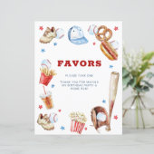 野球の誕生日パーティーのお気に入りサイン (スタンド正面)