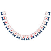 野球の誕生日パーティーの旗 バンティングフラッグ (全)