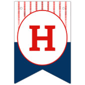 野球の誕生日パーティーの旗 バンティングフラッグ (第2の旗)