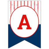 野球の誕生日パーティーの旗 バンティングフラッグ (第3の旗)