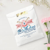 野球の誕生日パーティーサンクスオファービットバッグ フェイバーバッグ (封をした状態)