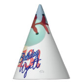 野球の誕生日パーティーハット パーティーハット (右)