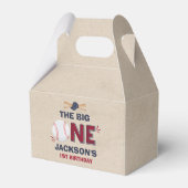 野球の誕生日パーティー好意ボックス野球パーティー フェイバーボックス (裏面サイド)