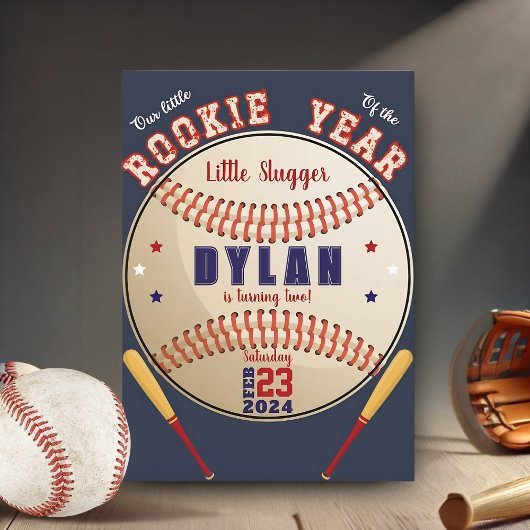 野球の誕生日パーティー |スポーツ誕生日招待状 招待状