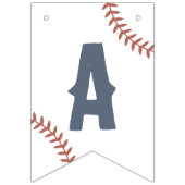 野球の誕生日パーティー バンティングフラッグ (第3の旗)
