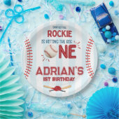 野球の誕生日パーティー ペーパープレート (パーティー)