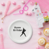 野球の誕生日パーティー ペーパープレート (パーティー)