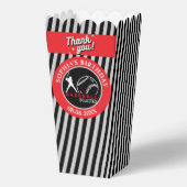 野球の誕生日パーティー、野球女子プレーヤー フェイバーボックス (裏面)