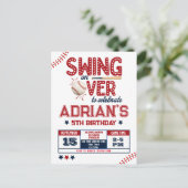 野球の誕生日ボーイ ポストカード (スタンド正面)