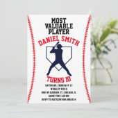 野球の誕生日招待状 招待状 (スタンド正面)