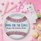 野球の誕生日紙プレート ペーパープレート (パーティー)