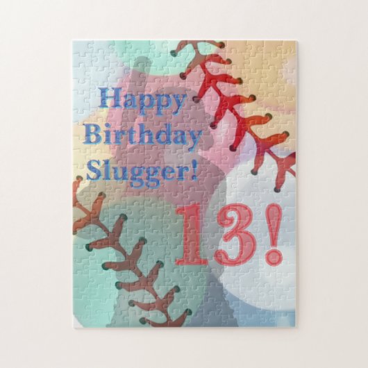 野球の誕生日 ジグソーパズル (縦)