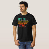 野球の賢い人々 楽しいスポーツの名言 Tシャツ (正面フル)