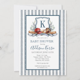 野球の赤ちゃんシャワーの招待状 招待状