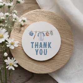 野球の赤ちゃんシャワー ラウンドシール