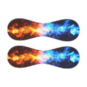 野球の赤と青の火 野球ボール (パネル)