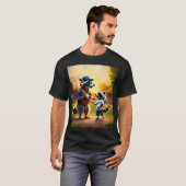 野球の遊スリル Tシャツ (正面フル)