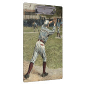 野球の選手が2塁で放たれる クリップボード (右)