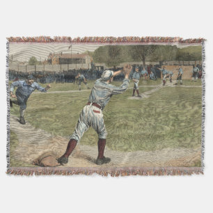 野球の選手が2塁で放たれる スローブランケット