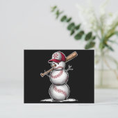 野球の雪だるま 雪玉 クリスマス プレゼント (スタンド正面)