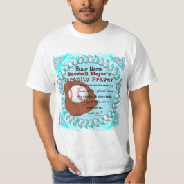 野球の静穏の祈り Tシャツ