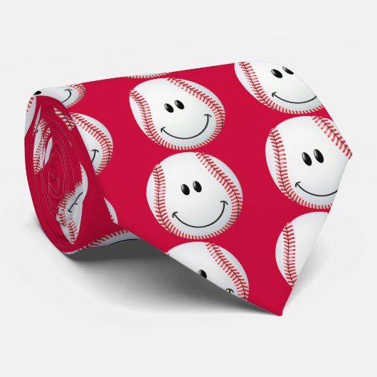 野球の顔 ネクタイ (ロール)