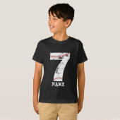 野球の7歳の誕生日のシャツ Tシャツ (正面フル)