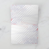 野球の（ばちゃばちゃ）跳ねるのバーの（ユダヤ教の）バル・ミツバーのサンキューカード ノートカード (内部)