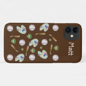 野球のiPhoneケースです。 Case-Mate iPhoneケース (裏面(横))
