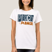 野球のPitch Please Shirt Tシャツ (正面)