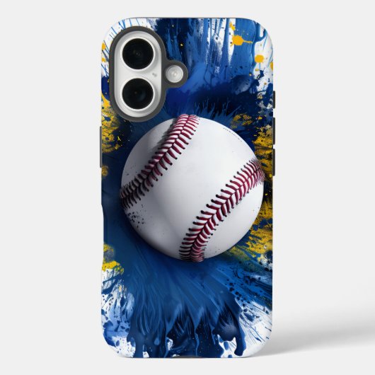 野球のSplash iPhone / iPadケース Case-Mate iPhoneケース (裏面)