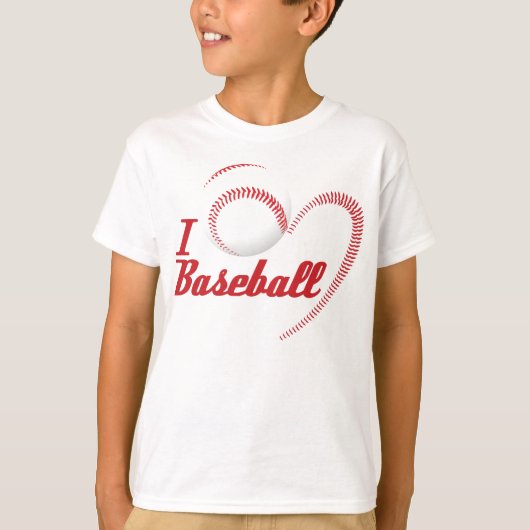 野球のTシャツが大好き Tシャツ (正面)