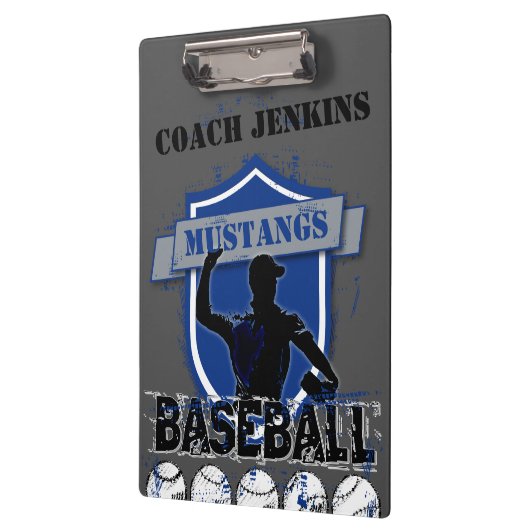 野球はあなた自身の一流の用箋挟を加えます クリップボード (左)