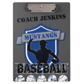 野球はあなた自身の一流の用箋挟を加えます クリップボード (正面)