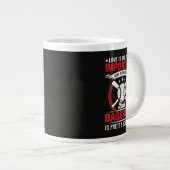 野球はかなり良い ジャンボコーヒーマグカップ (正面右)