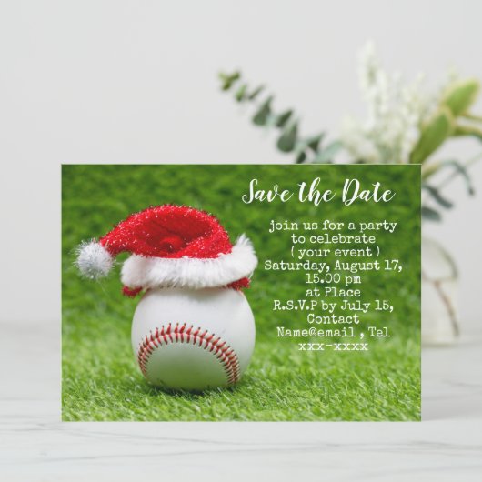 野球はクリスマスを除く 招待状 (スタンド正面)