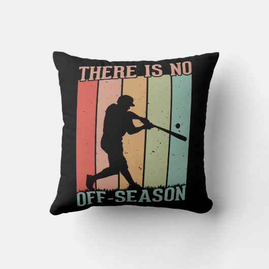野球はシーズン外ではない クッション (裏面)