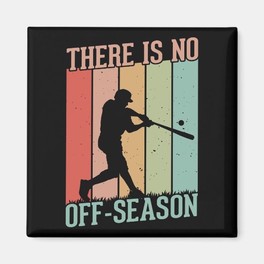 野球はシーズン外ではない マグネット (正面)