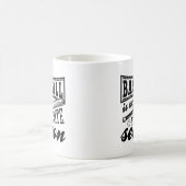 野球は今季お気に入りのだ コーヒーマグカップ (中央)