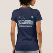 野球は娯楽海軍Tシャツではないです Tシャツ (裏面)