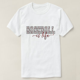 野球は寿命が短い Tシャツ