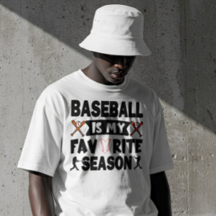 野球は私のお気に入りのシーズンだおもしろい野球 Tシャツ